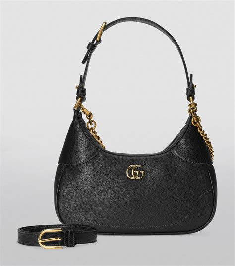 gucci aphrodite black|Aphrodite small shoulder bag in Black Leather .